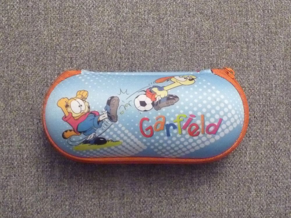 Pochette/ Etui &agrave; Lunettes Semi Rigide Garfield Multicolore Maroquinerie