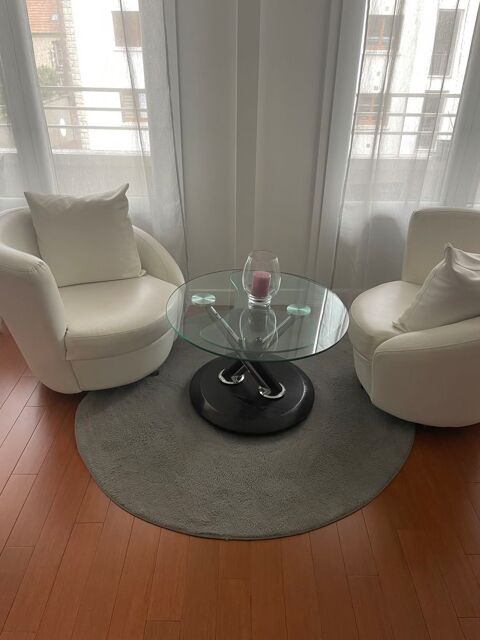 Ensemble salon, fauteuils, table basse et tapis 200 Le Raincy (93)