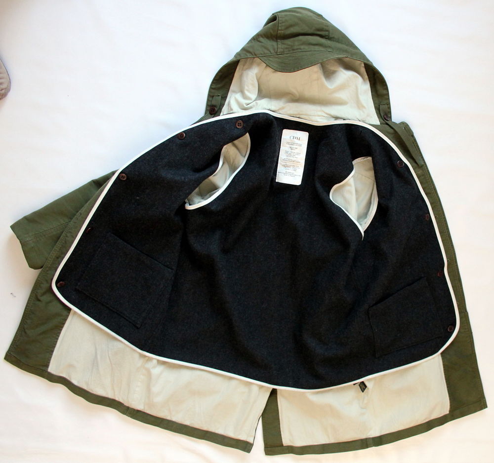 Parka capuche kaki fish tail C.D.M Taille S Vêtements