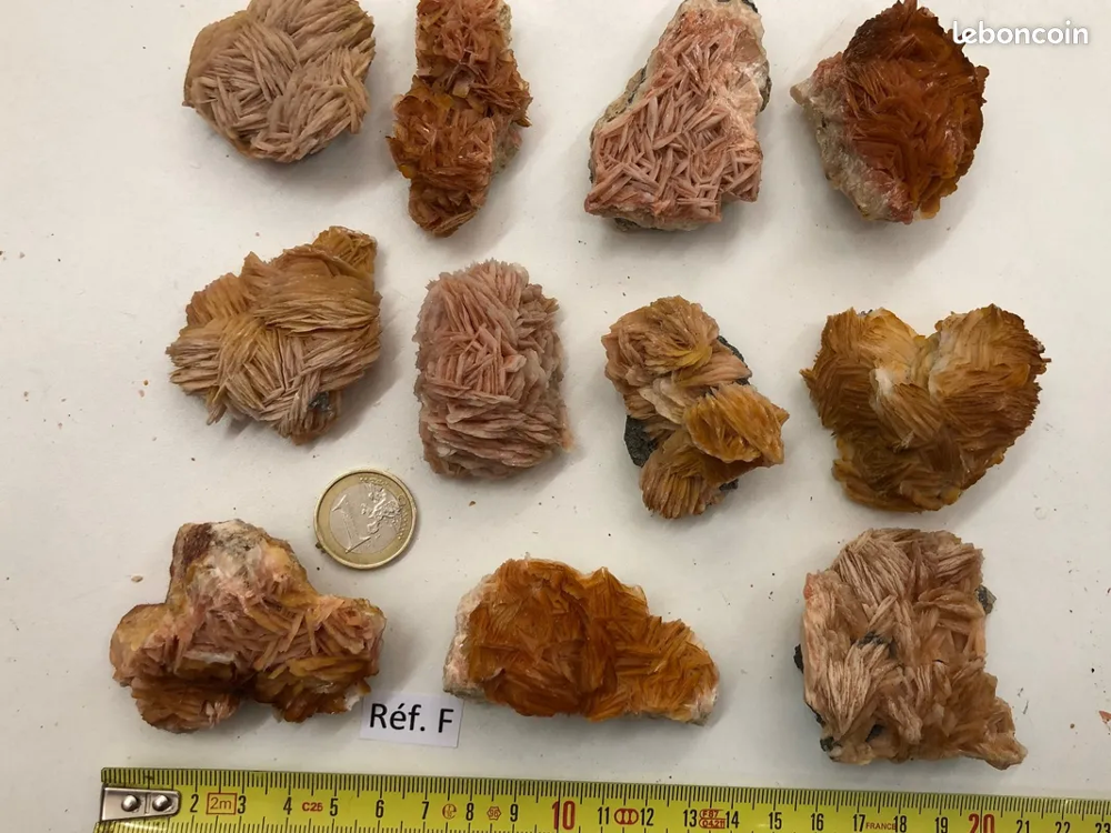 Barytines - lot de min&eacute;raux de collection 