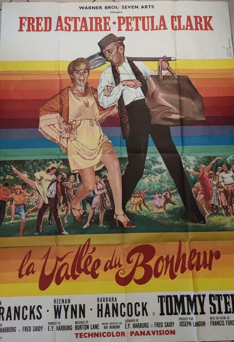 La Vallée du bonheur Affiche de film 120x180 Ford Coppola 19 120 Carpentras (84)