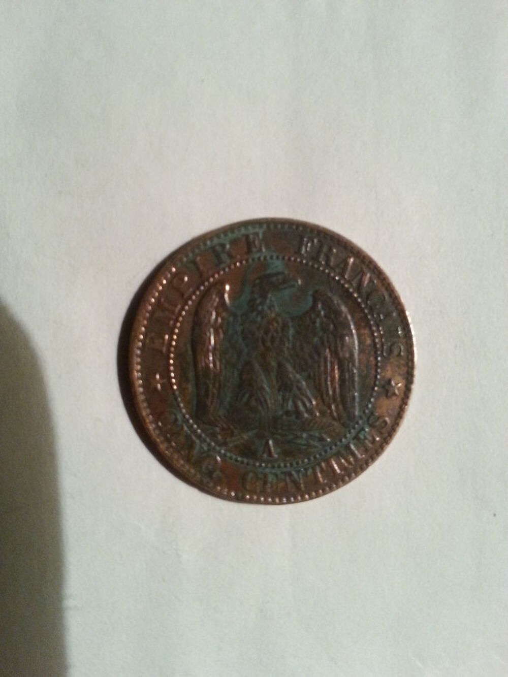5 centimes napol&eacute;on 