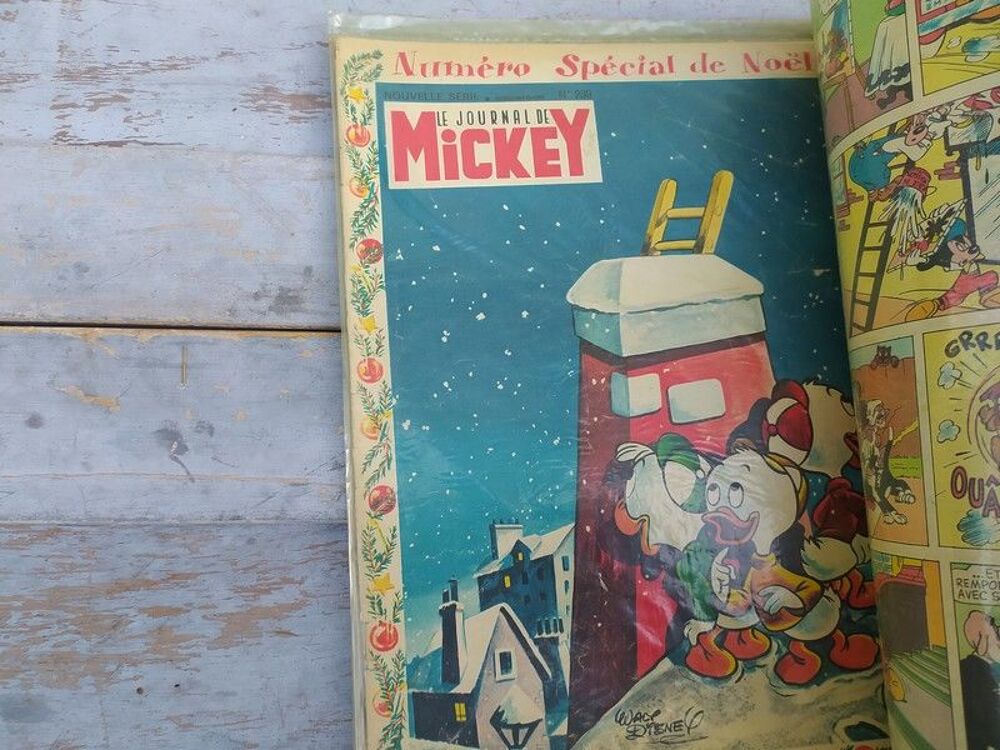 Lot 73 Num&eacute;ros Le Journal de Mickey Ann&eacute;e 1954 &agrave; 1956
