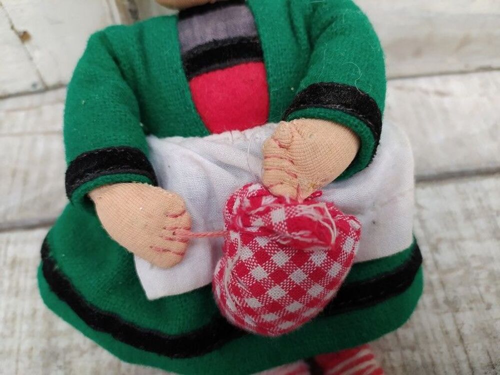 Poup&eacute;e B&eacute;cassine Vintage Poup&eacute;e Chiffon
