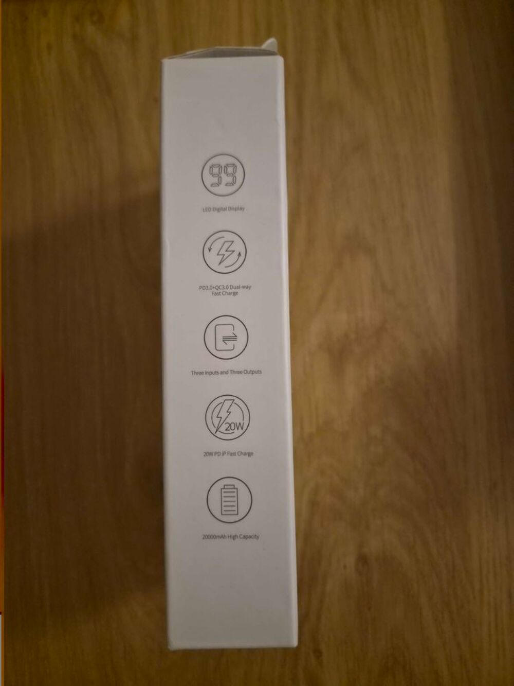 Batterie externe Baseus 20 000mAh Accessoires