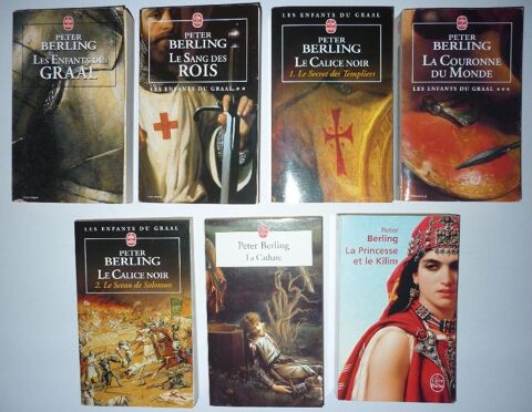 PETER BERLING: 7 romans dans collection  LE LIVRE DE POCHE   20 Loivre (51)