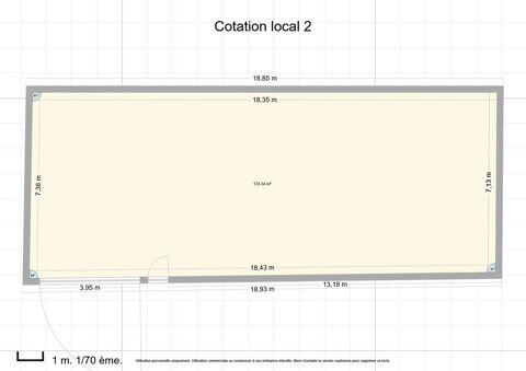  Remise / Grange � louer 1 pi�ce 133 m�
