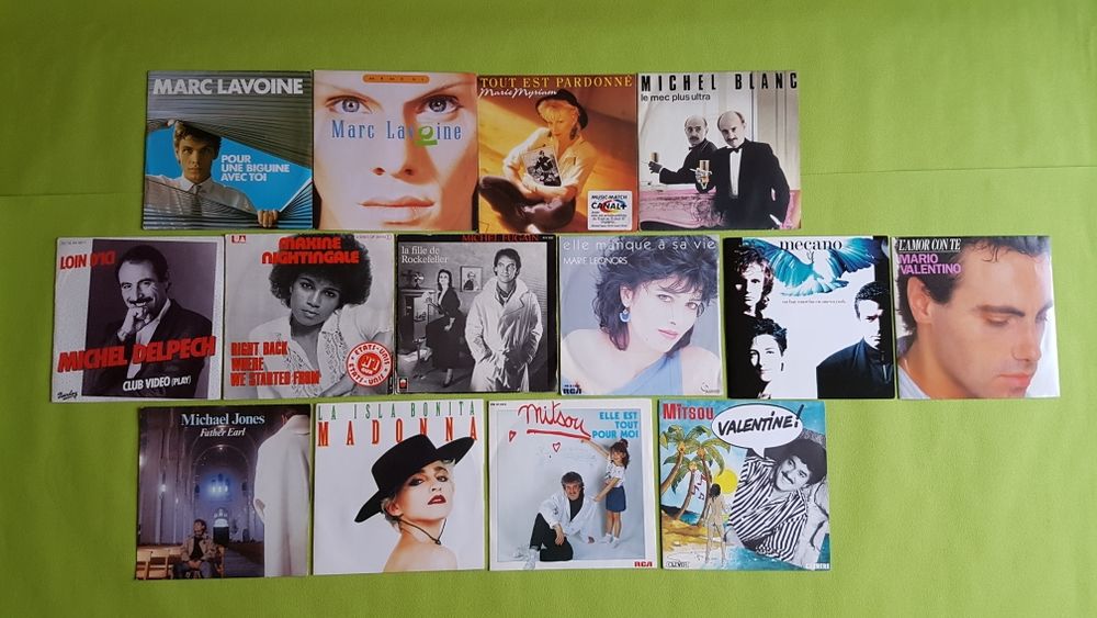LES 45T PHOTO 9 CD et vinyles