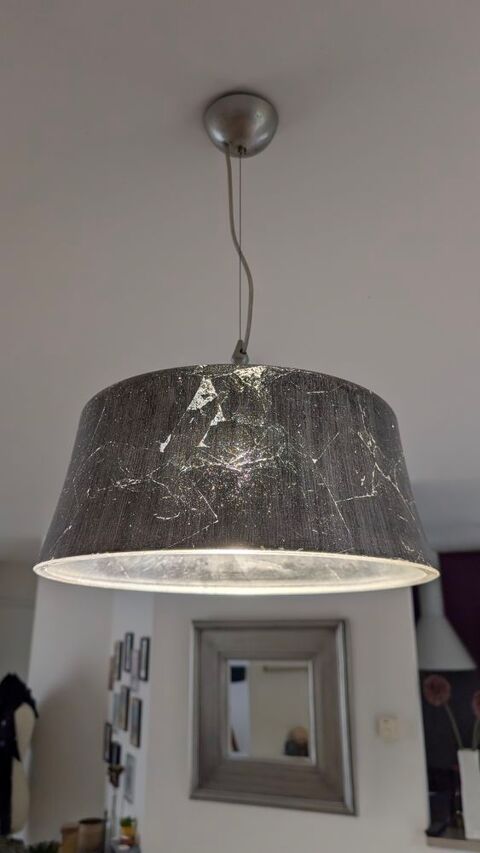 LUSTRE EN VERRE COULEUR METAL La Séguinière (49)