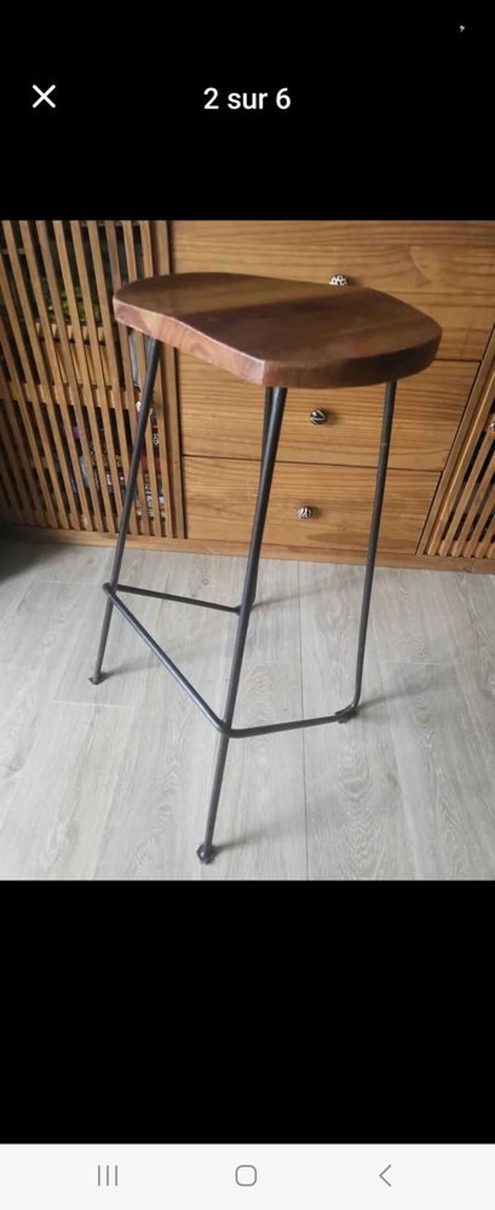Tabourets de bar manguier Meubles