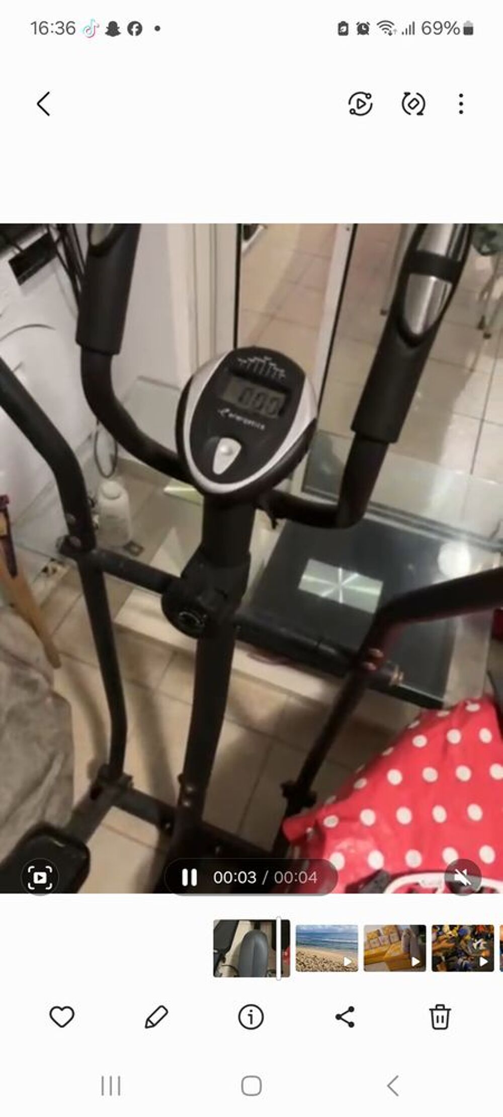 V&eacute;lo elliptique Meubles