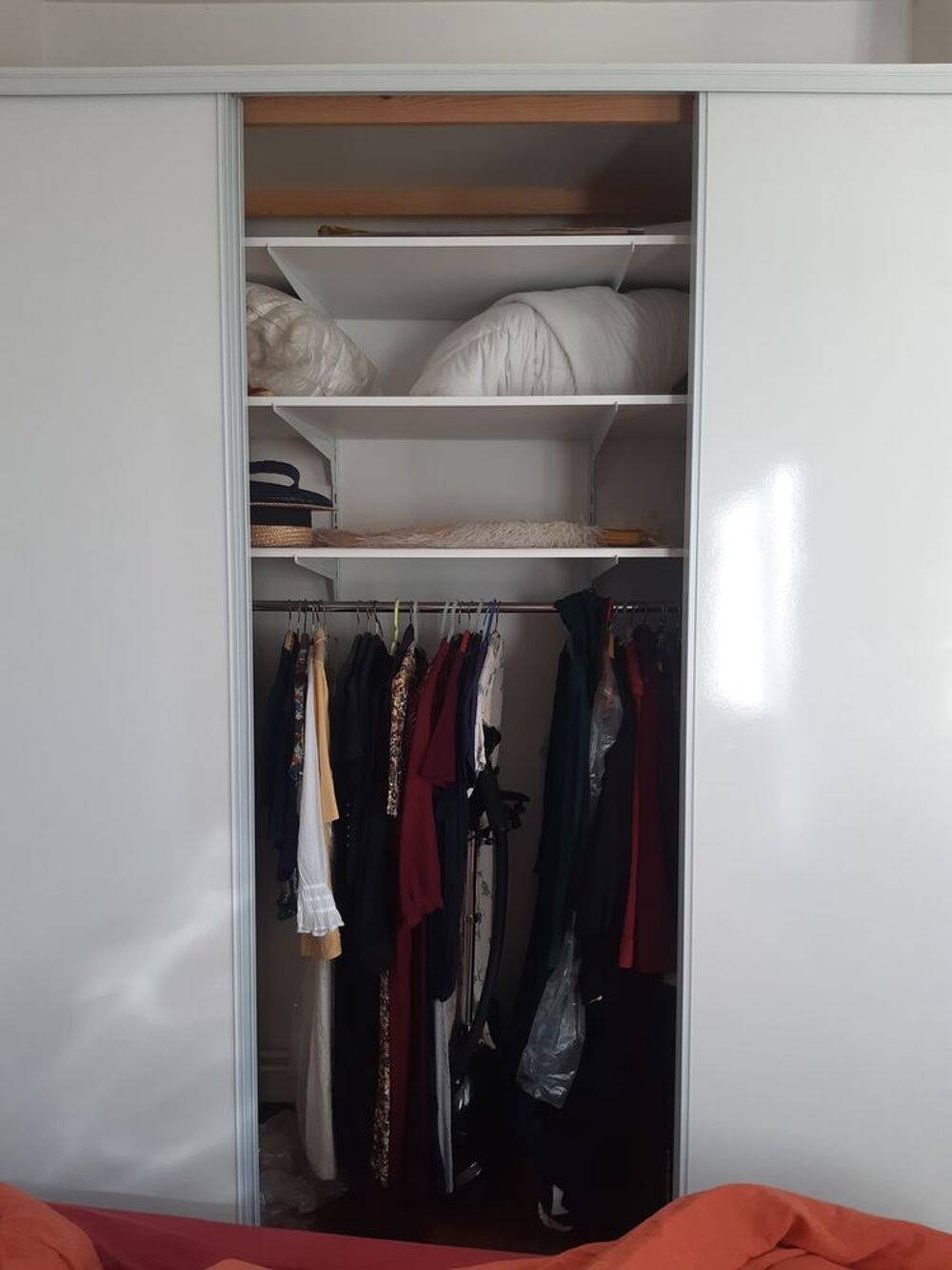 PLACARD BLANC 4 PORTES COULISSANTES Meubles