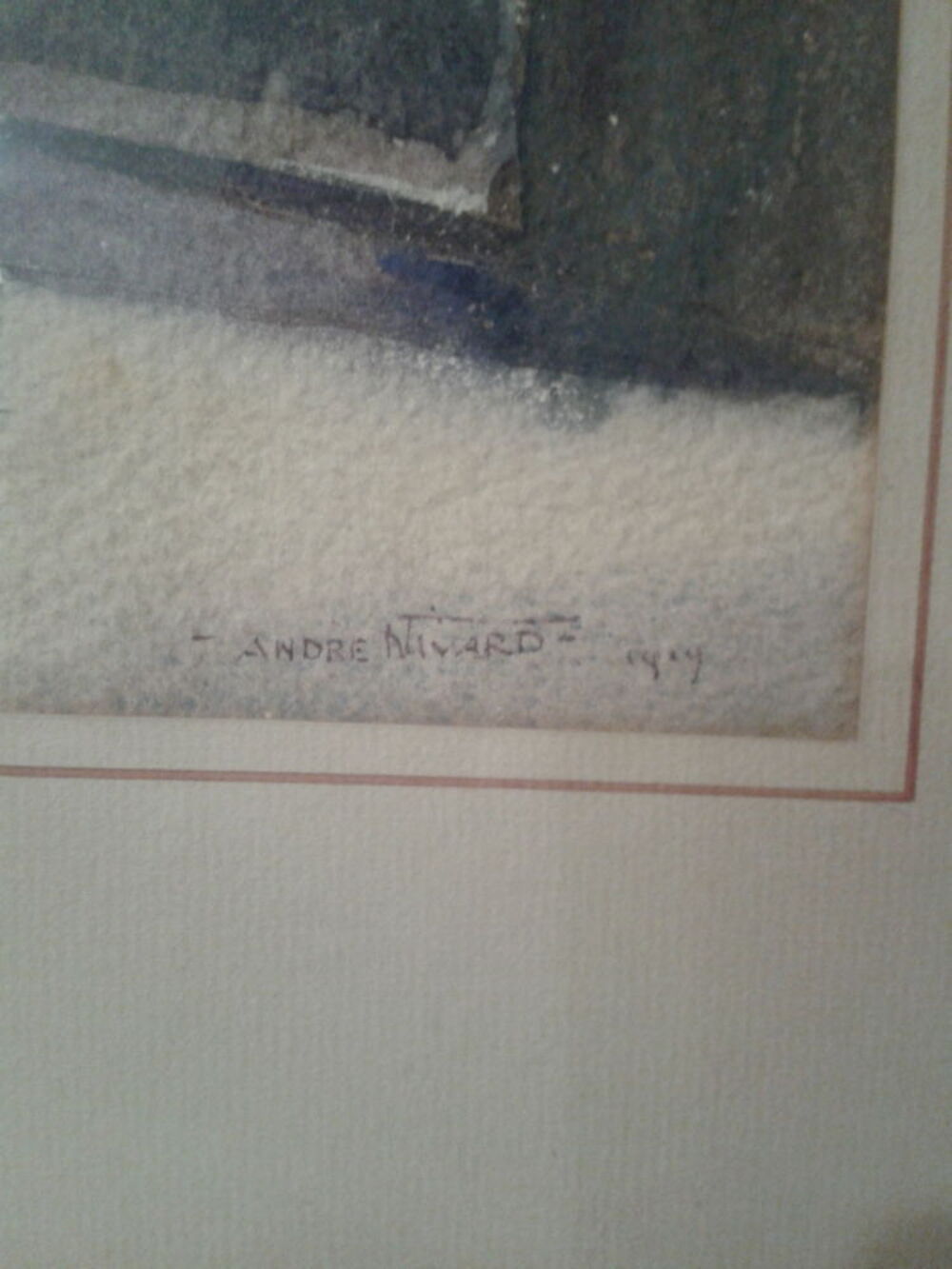 Peinture d'Andr&eacute; Nivard 