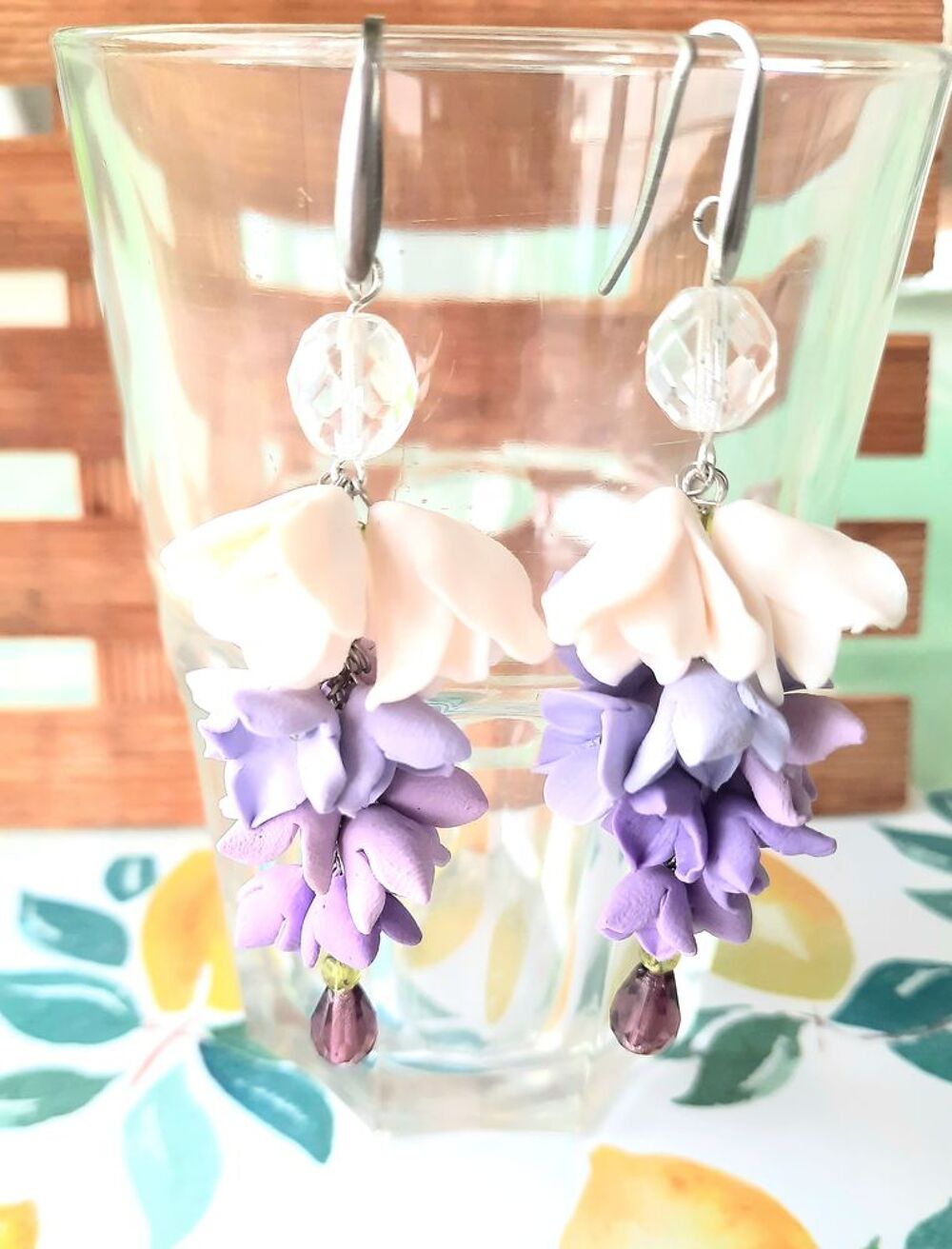 Boucles d oreilles Lilas Bijoux et montres
