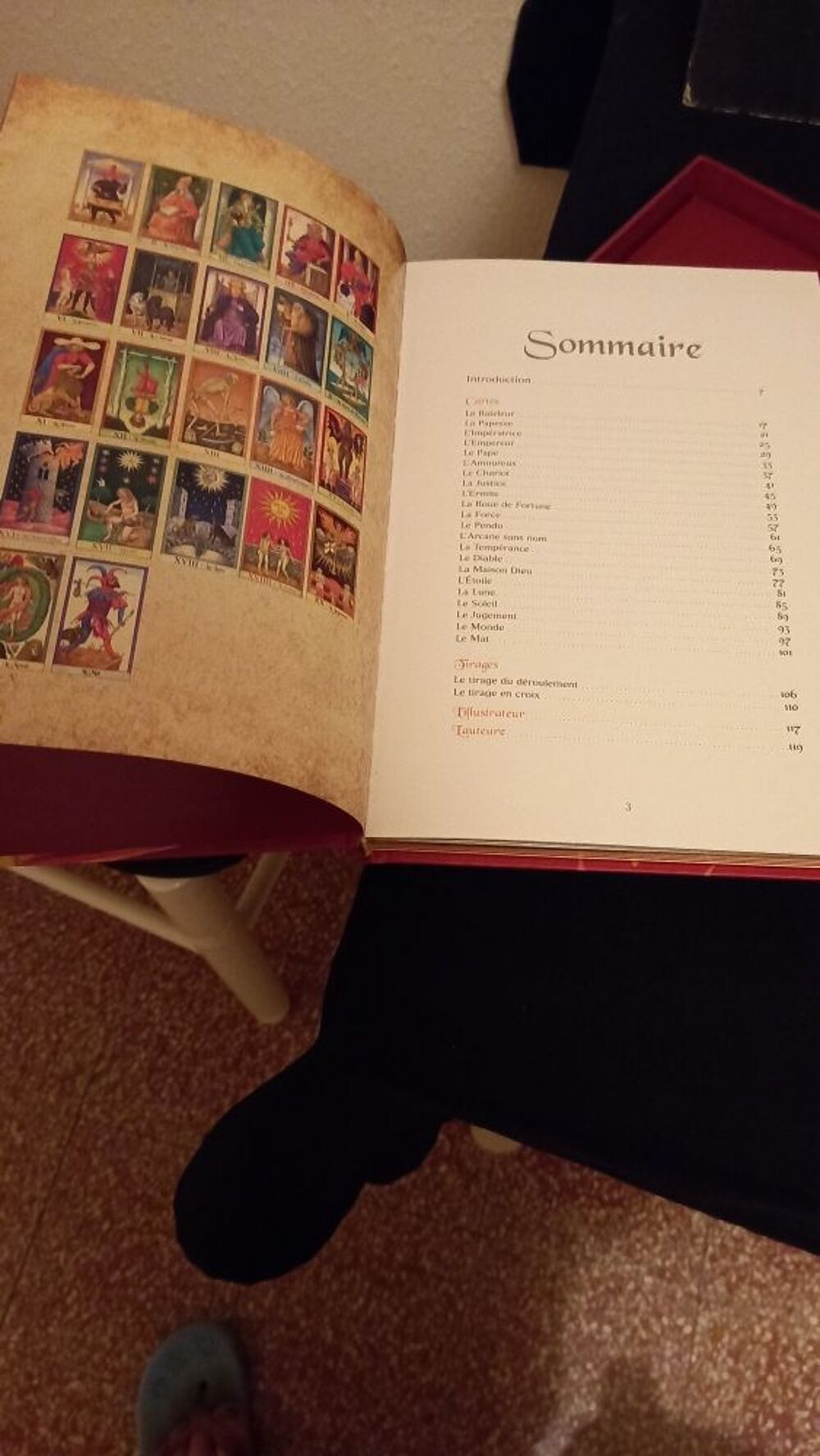 coffret le tarot de Marseille Livres et BD
