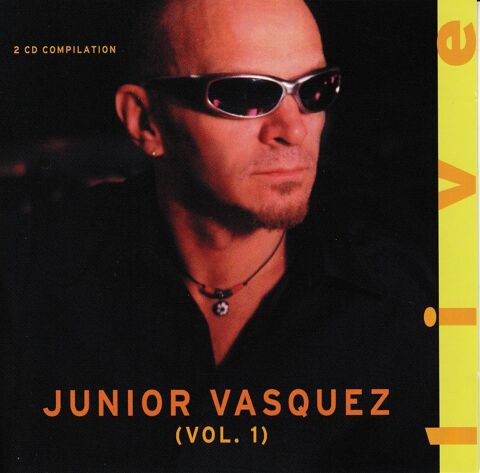 CD    Junior Vasquez     Live (Vol. 1)     Compilation 7 Antony (92)