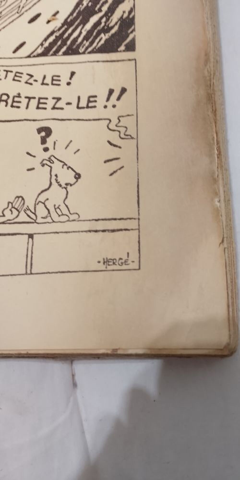 Tintin les cigares du pharaon et tintin en am&eacute;rique n et b Livres et BD