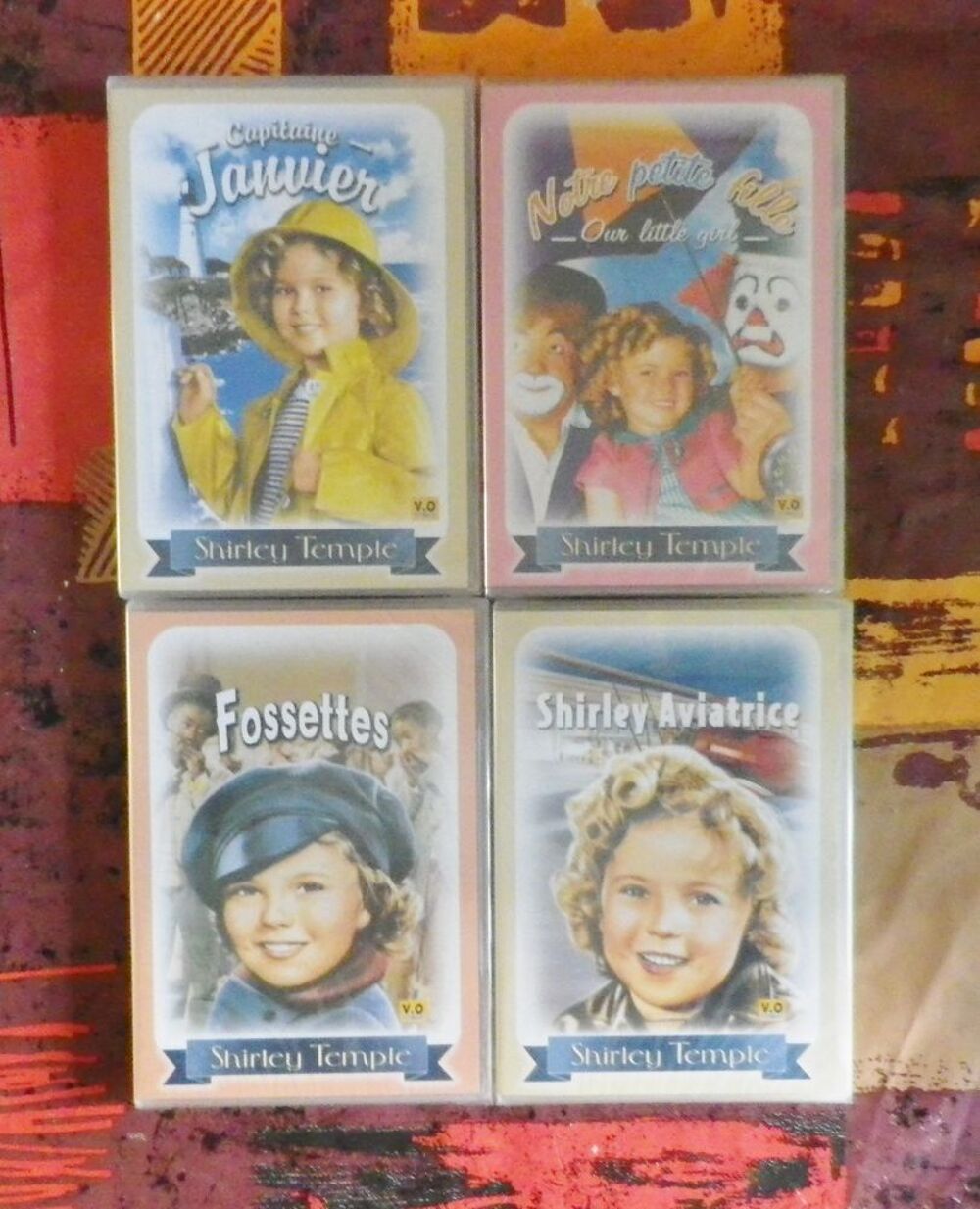 4 DVD SHIRLEY TEMPLE EN ANGLAIS SOUS-TITRES FRANCAIS NEUFS DVD et blu-ray