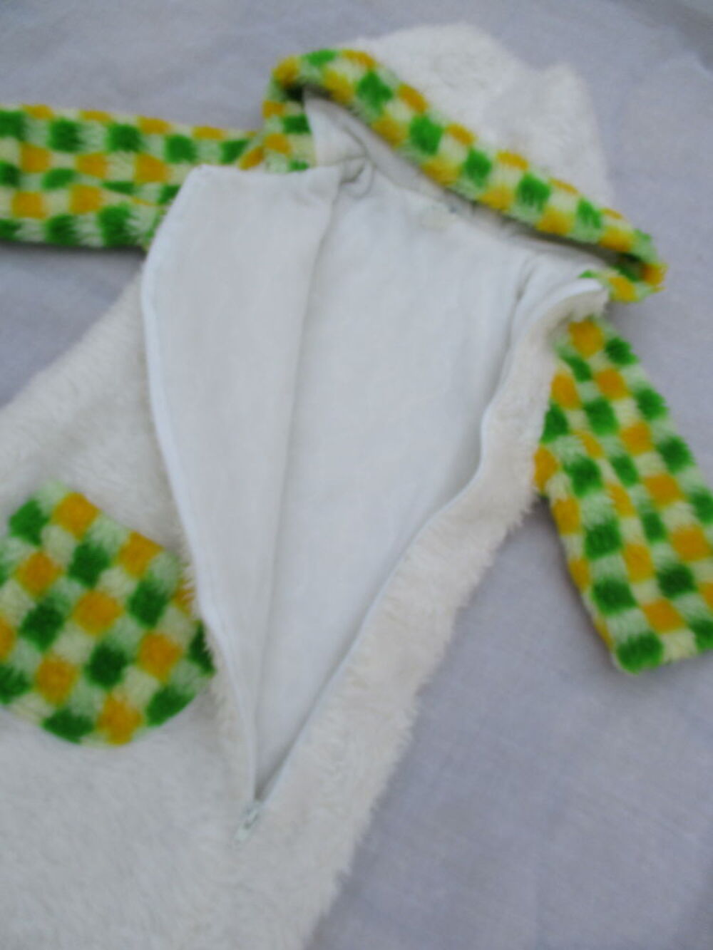 Nid d'Ange &agrave; Capuche des Ann&eacute;es 1970 - Vintage Vêtements enfants