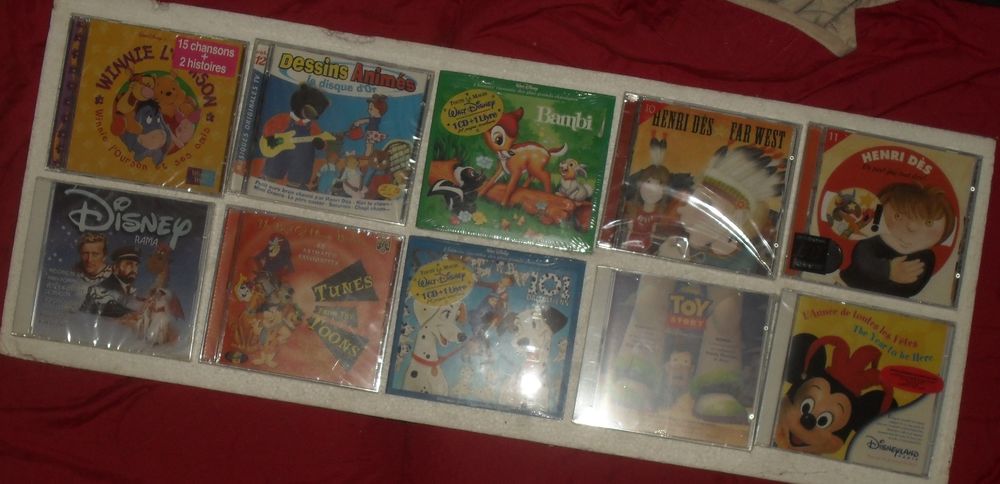 Lot de 10 CD pour Enfants. NEUFS CD et vinyles