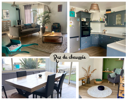   Magnifique maison  2min du centre ville de BLAYE, avec pisc Maison - 9 pice(s) - 170 m