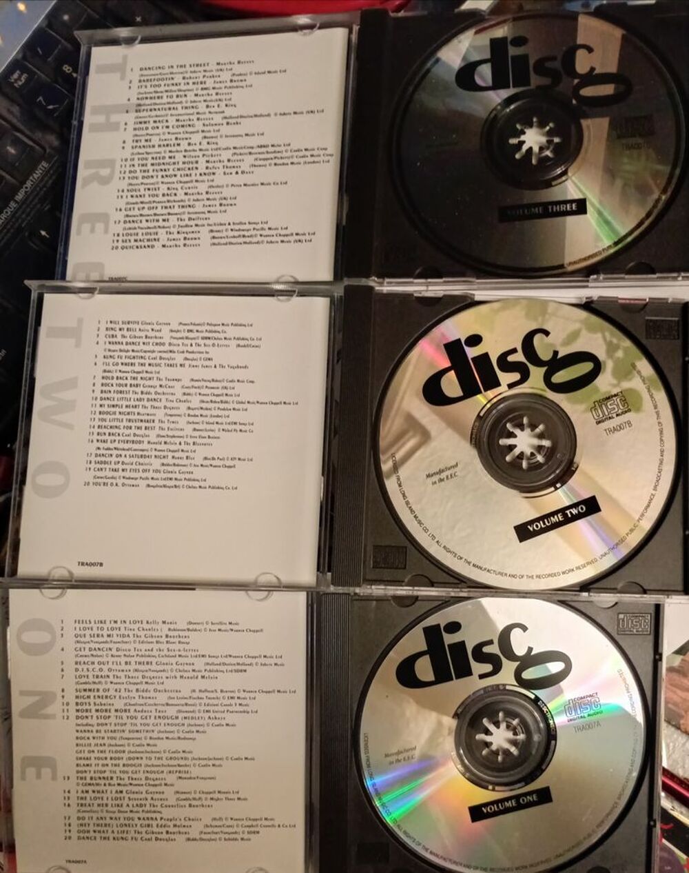 PARTY DISCO 4 X DISQUES CDS / CD et vinyles