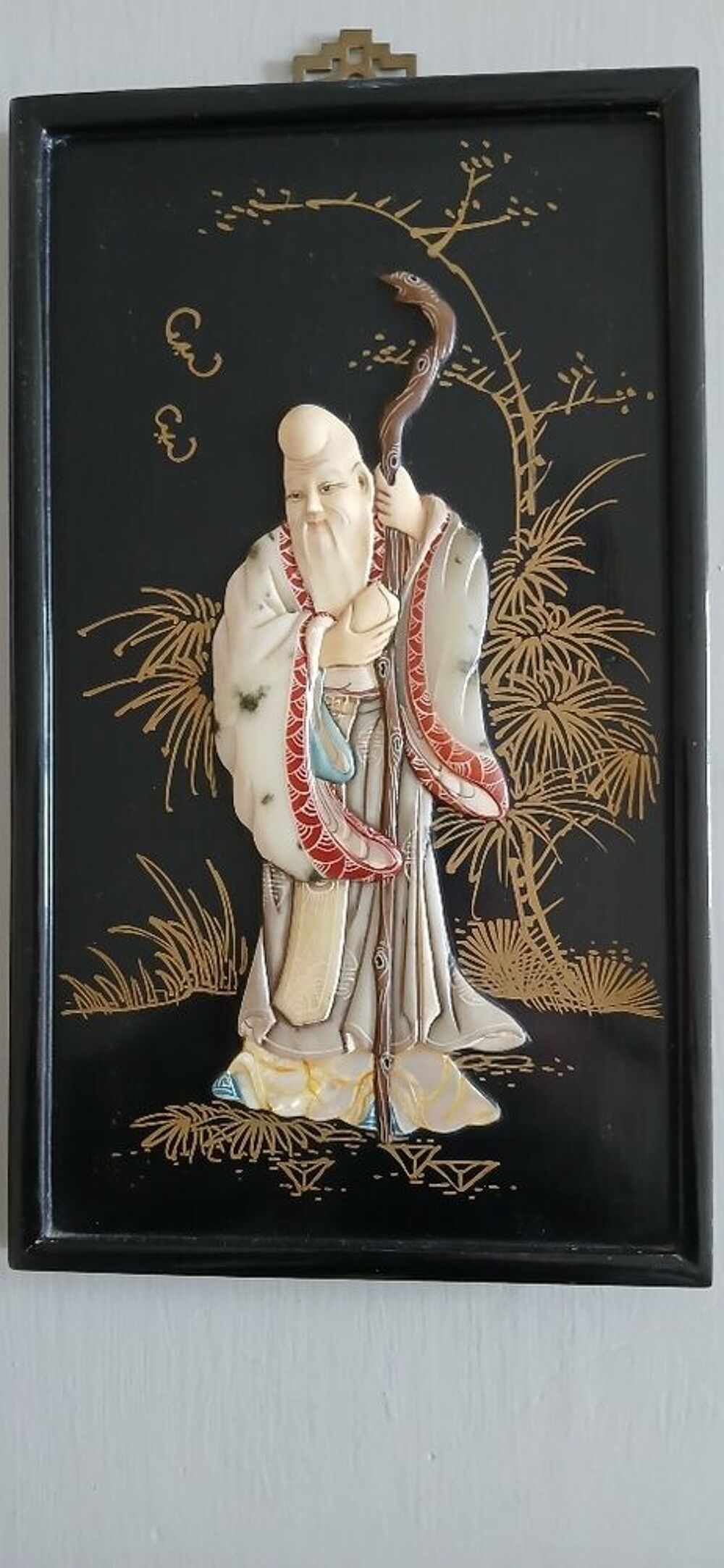 Tableau asiatique en relief Décoration