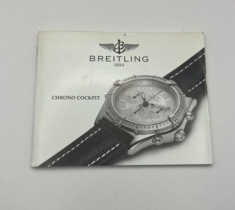 Manuel instructions pour montre Breitling Cockpit Paris 12 (75)