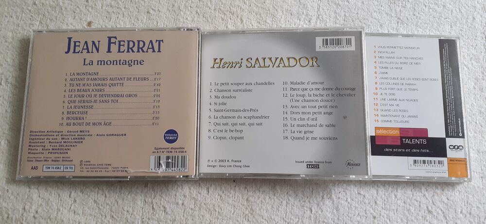 cd de musique plusieurs artistes CD et vinyles