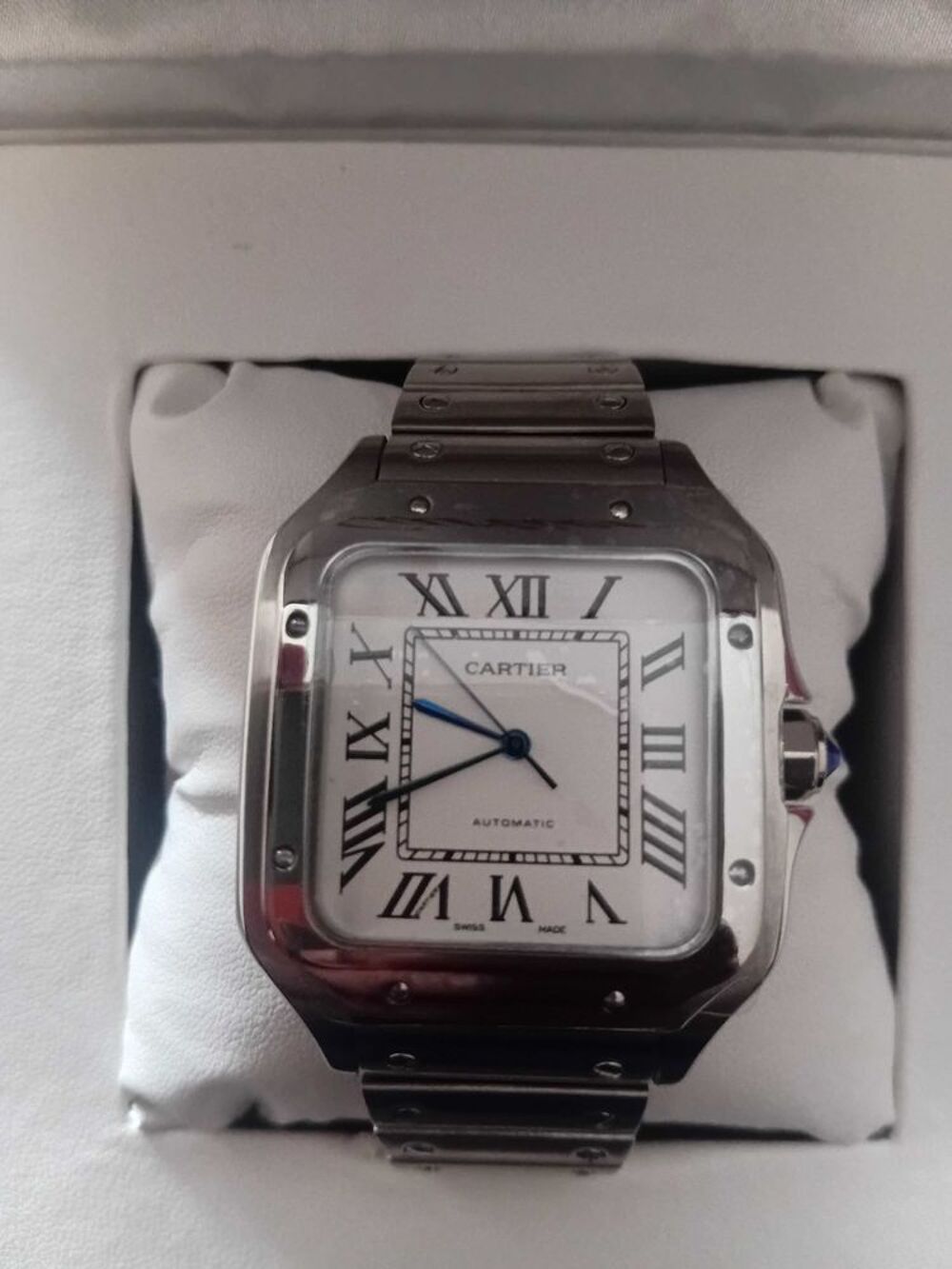 Cartier Santos Automatique €" Full Set Bijoux et montres