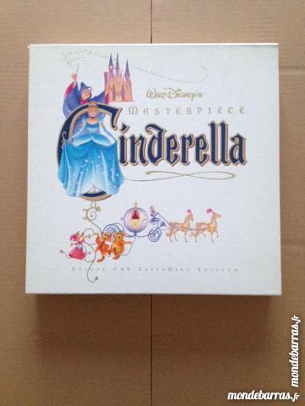 Laserdisc collector CENDRILLON DVD et blu-ray