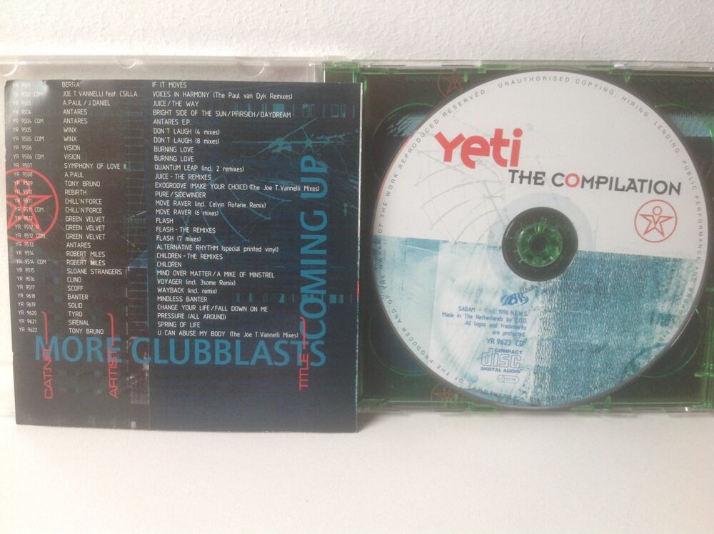 YETI * THE COMPILATION Envoi Possible
CD et vinyles
