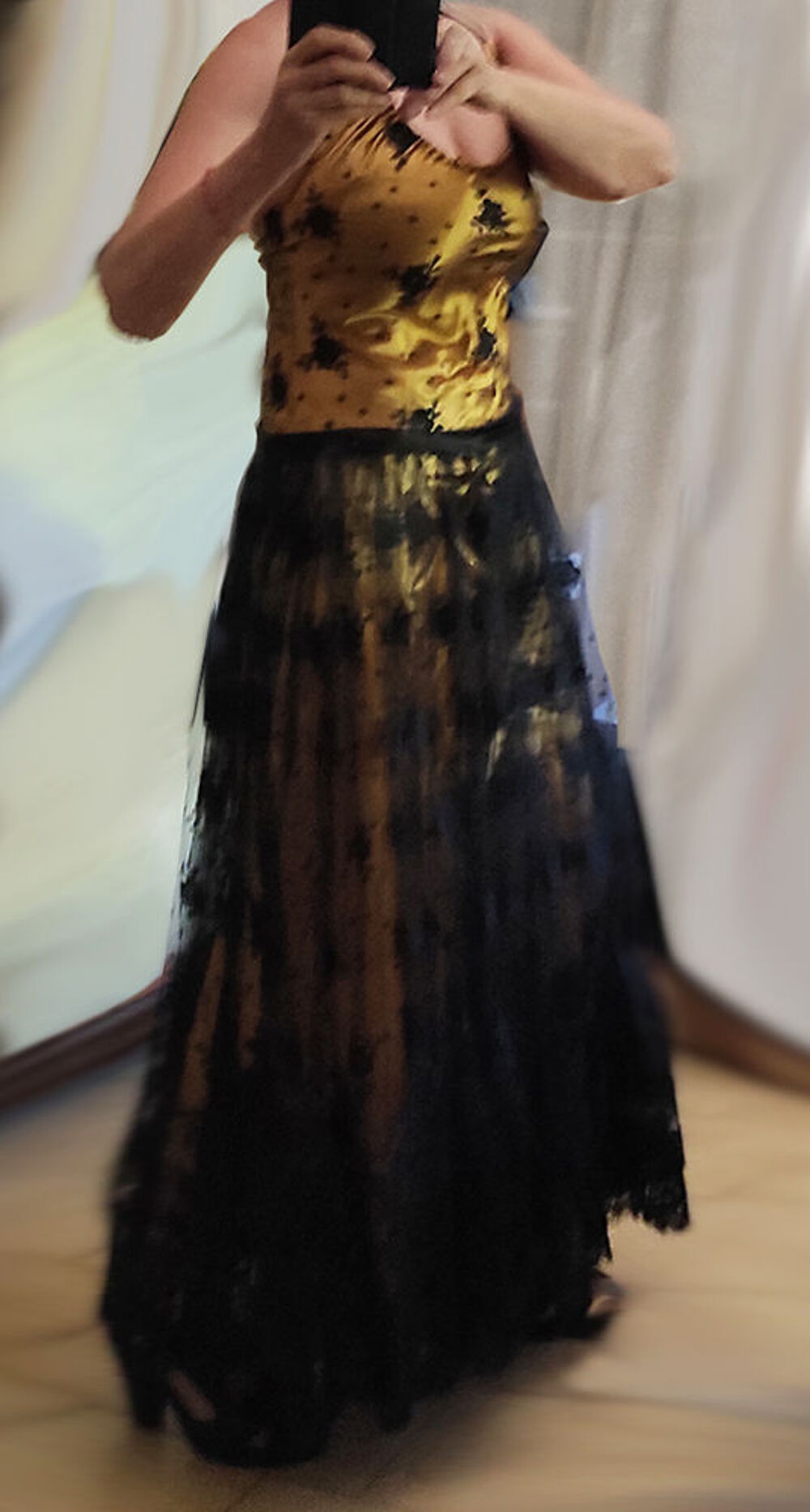 Robe longue dentelle Vêtements