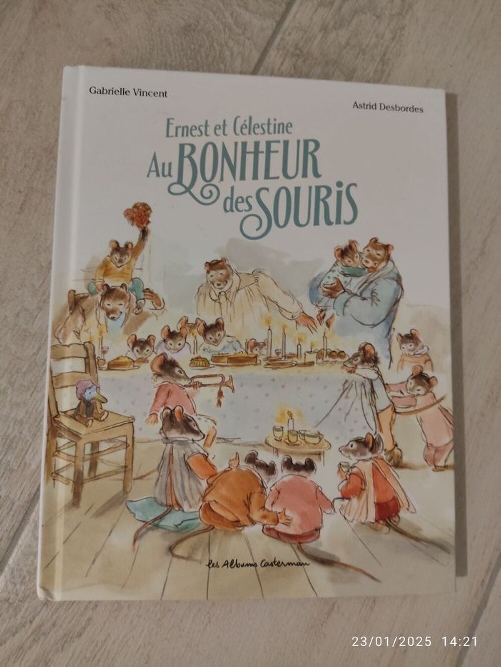 Livre Ernest et C&eacute;lestine " au bonheur des souris" Livres et BD