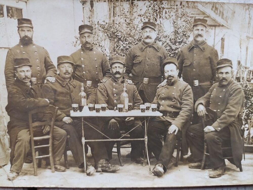 CPA Ferrotype 7&egrave;me G&eacute;nie Angers Villeneuve les Avignon 1915 