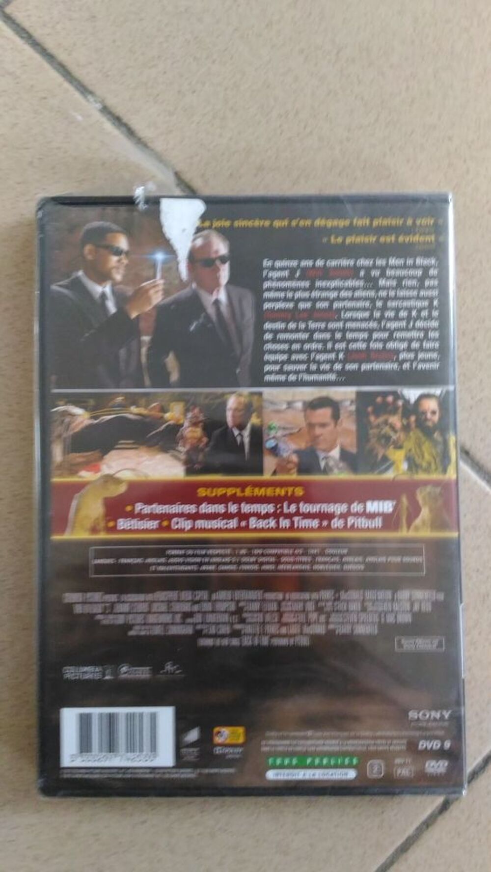 DVD Men in black 3 DVD et blu-ray