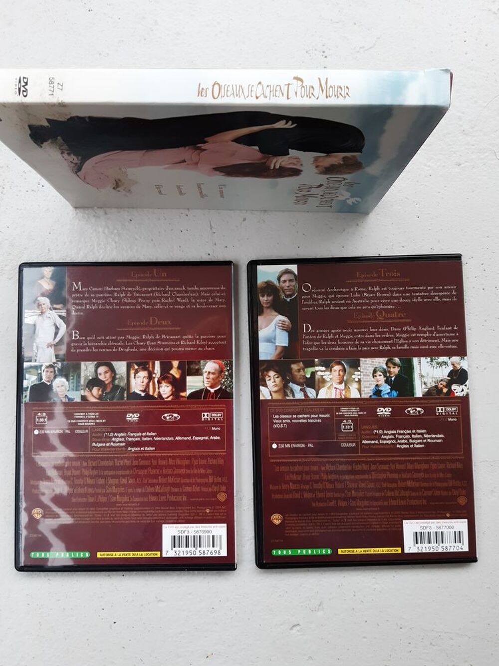 DVD "Les Oiseaux se cachent pour Mourir" DVD et blu-ray