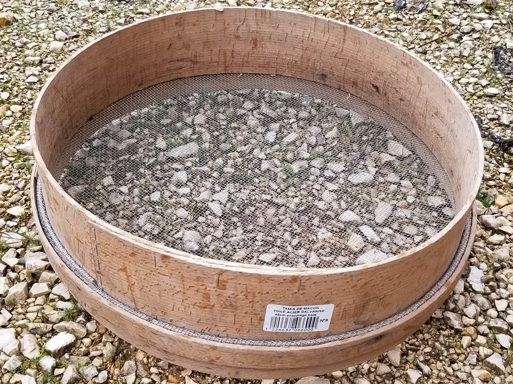 Tamis de ma&ccedil;on Bricolage
