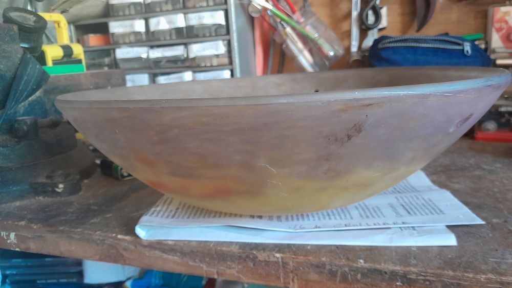 Vasque en p&acirc;te de verre Décoration