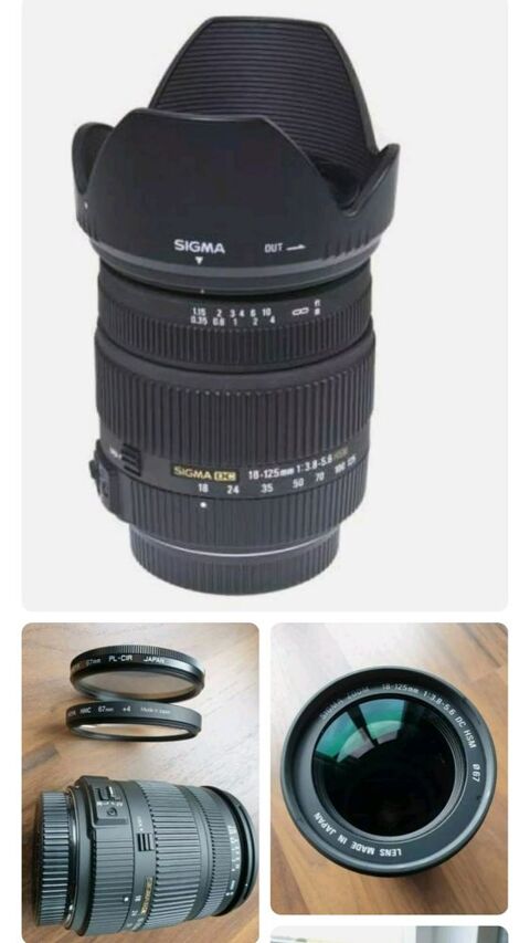 Objectif 18-125mm F/3.8-5.6 Sony A   2 filtres uv 169 Villeurbanne (69)