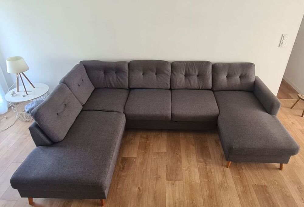Grand canap&eacute; d'angle Bobochic 8 places ? style scandinave Meubles