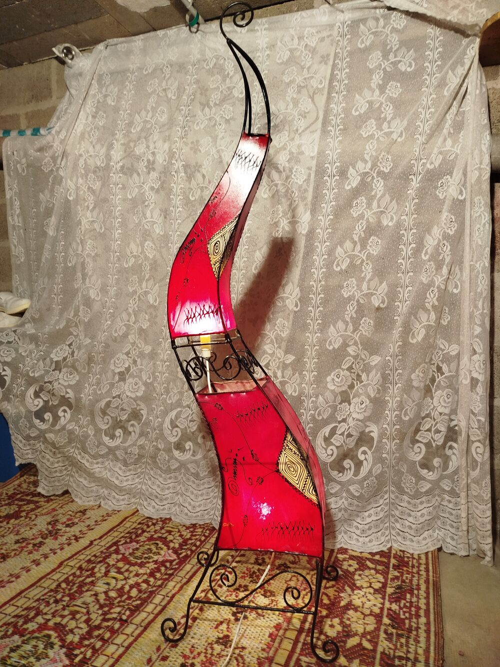 Lampe sur Pied Design Multicolore Décoration