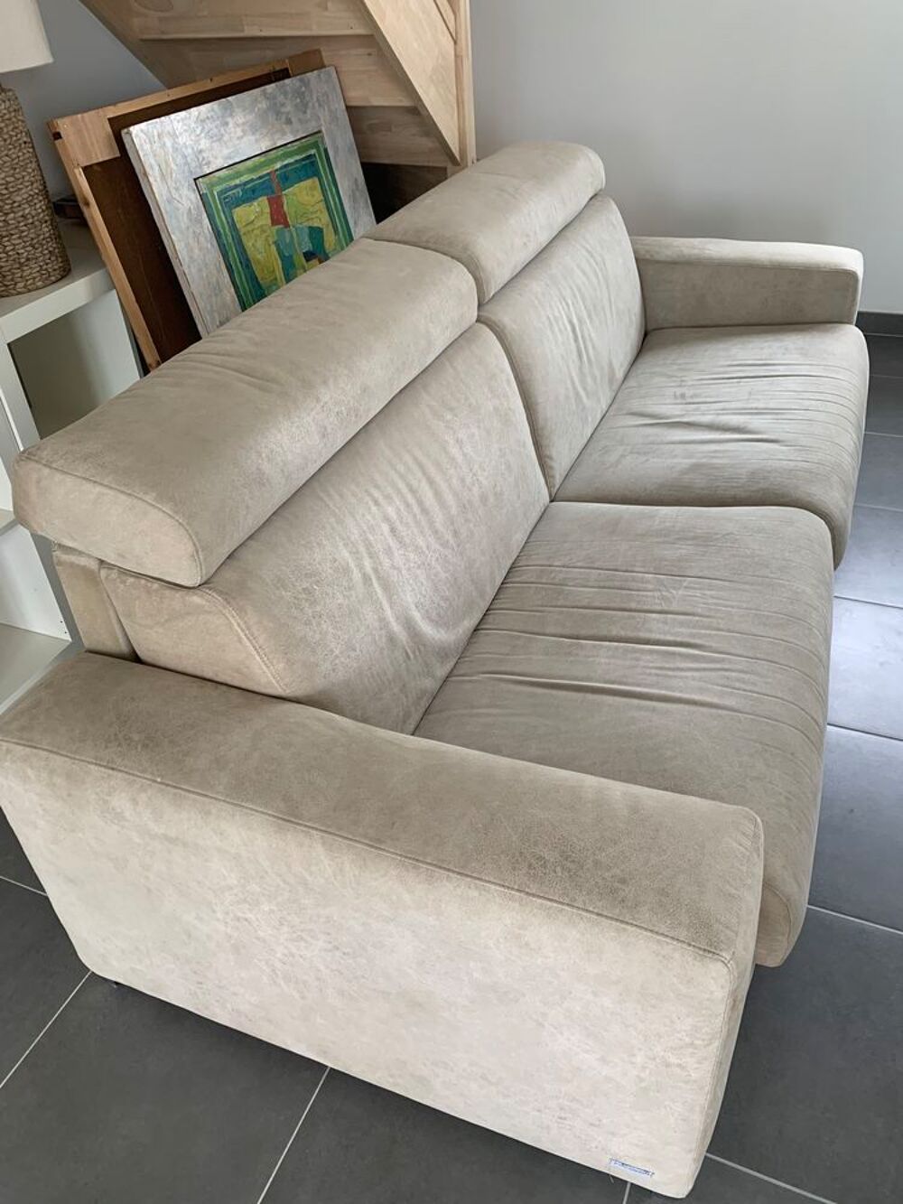 Canap&eacute; convertible 3 places poltrone sofa Meubles