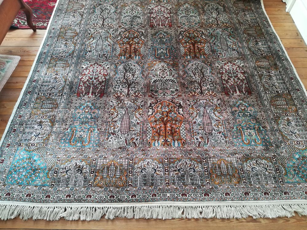 TAPIS CACHEMIRE SOIE Dcoration