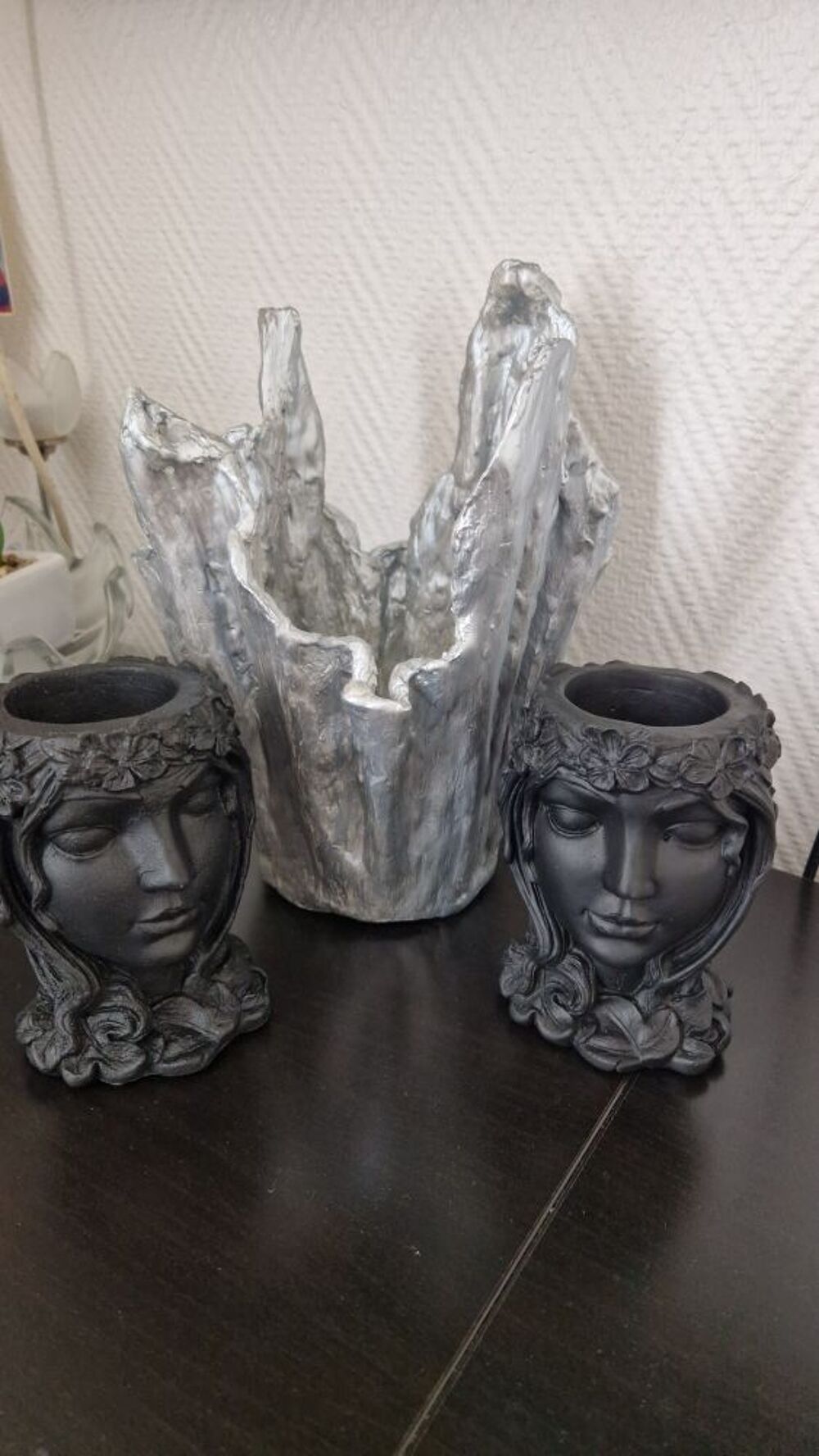 pot fleur en ciment Jardin
