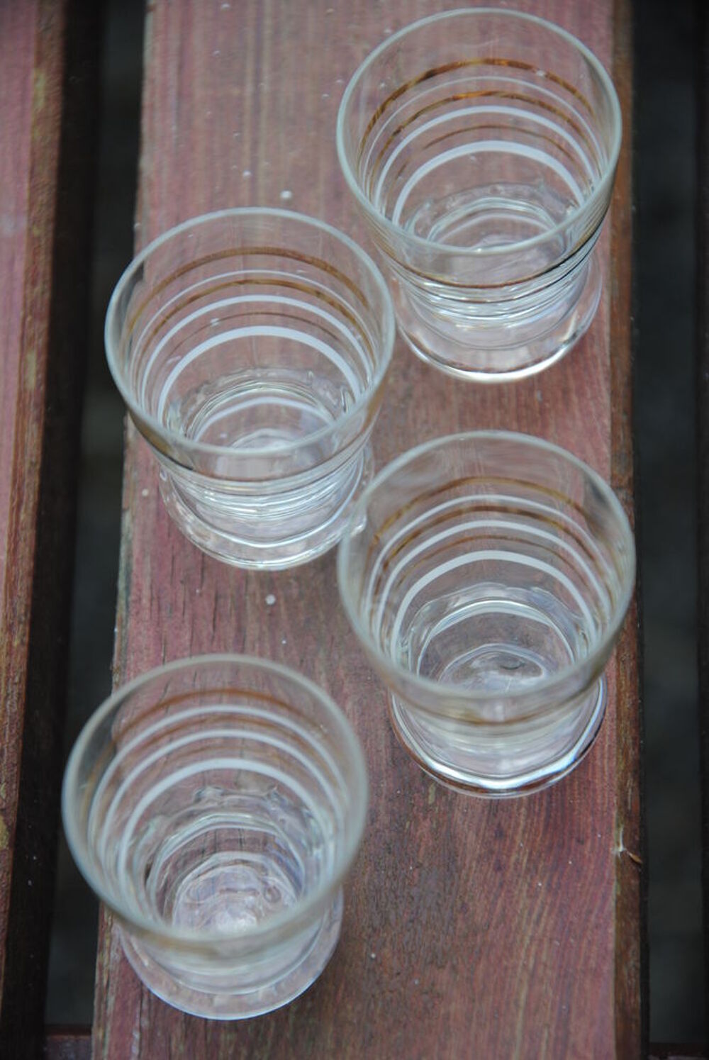 Petits verres &agrave; liqueur Décoration