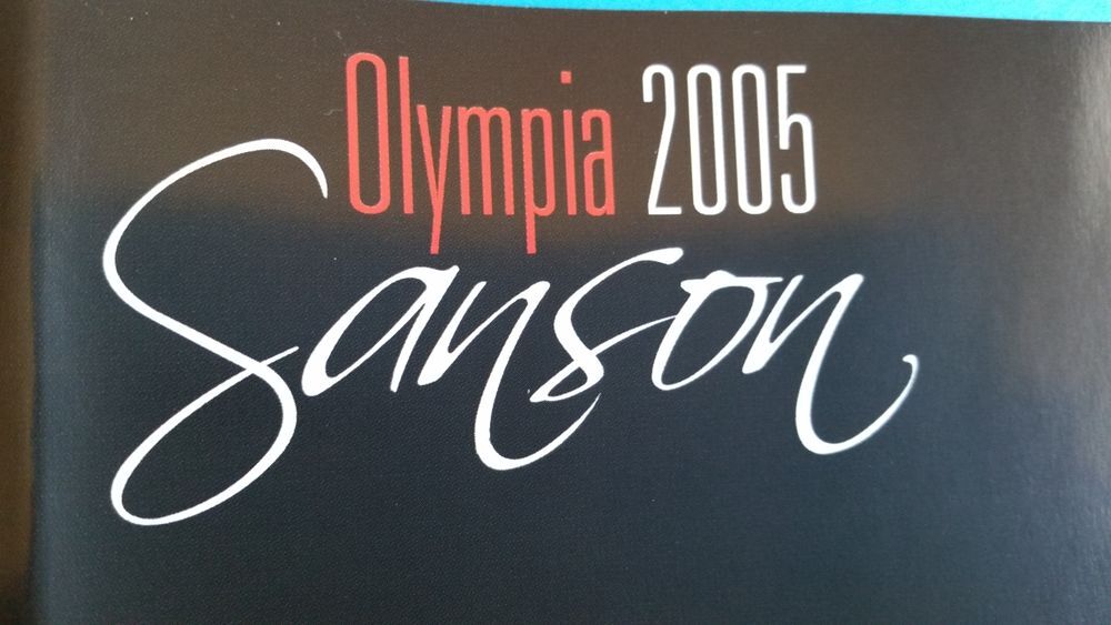 OLYMPIA 2005 SANSON DVD et blu-ray