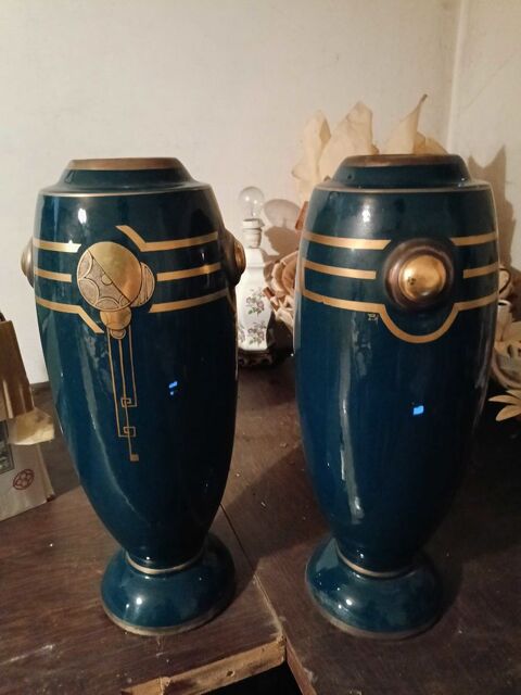 Paire de grands vases 1900-1930 Amayé-sur-Orne (14)