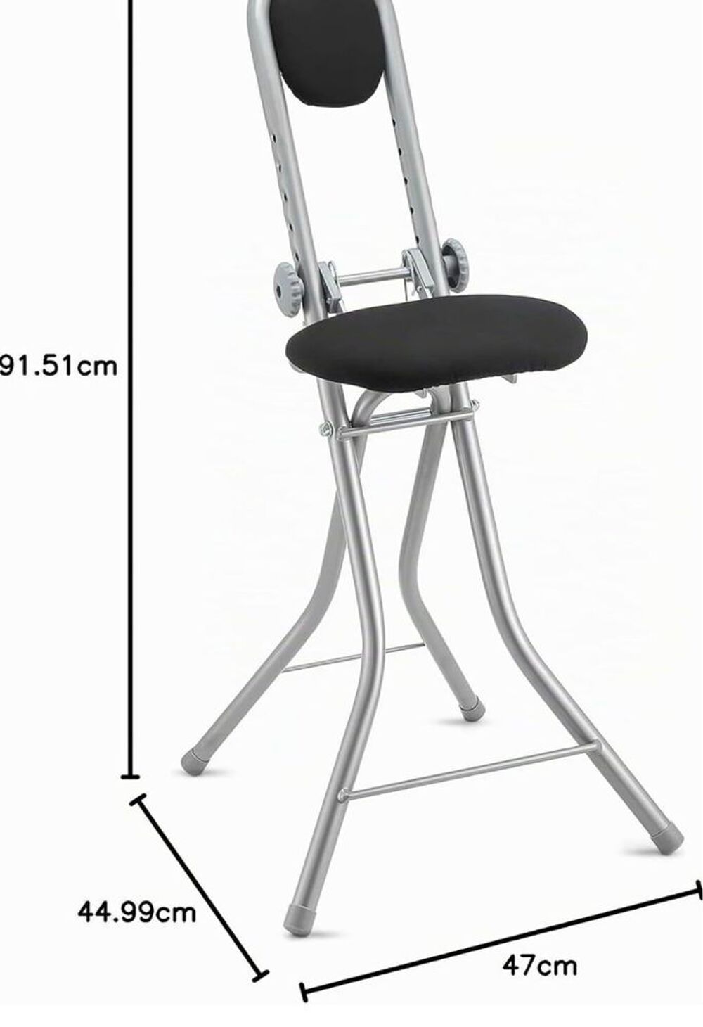Ribelli chaise de bureau assis et debout, pliable et compact Meubles