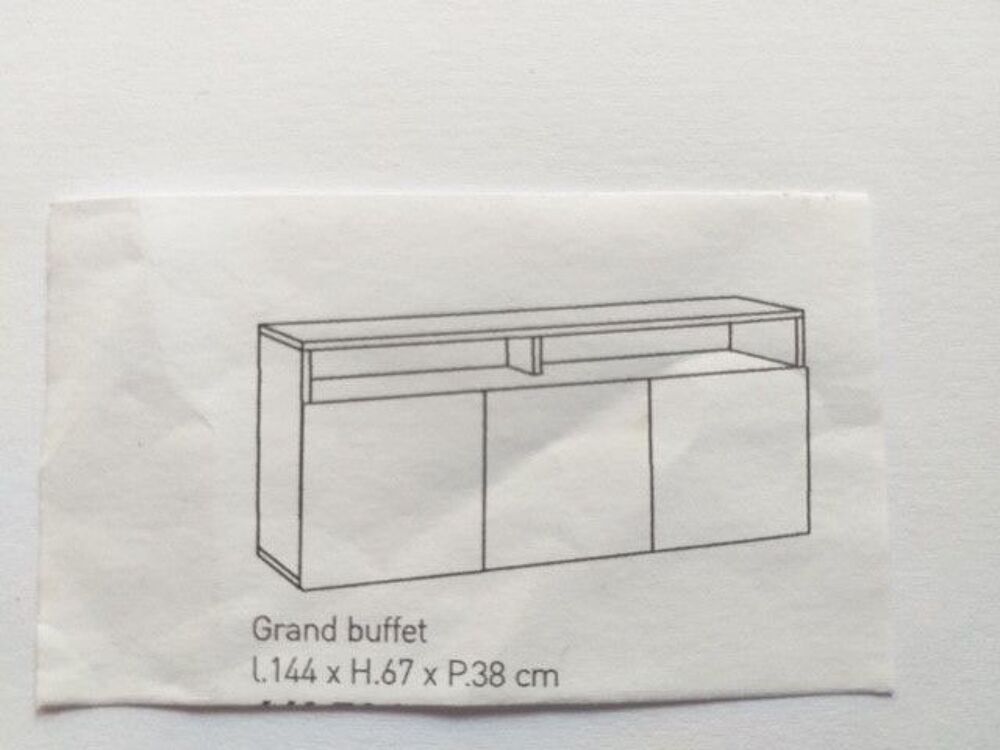 Buffet bas &agrave; monter Kubrik Habitat Meubles